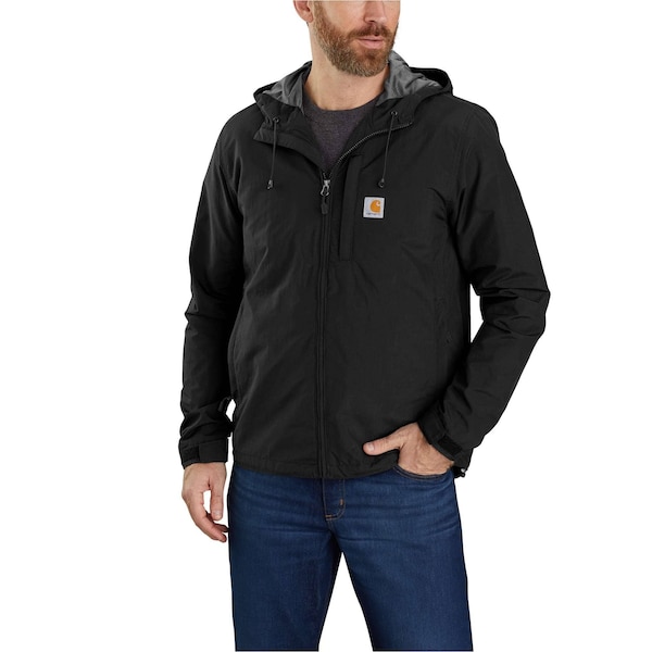 Carhartt Rain Defender Relaxed Fit Lightweight Jacket, Black, Large, REG - 104671-N04LREG