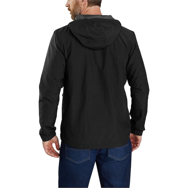 Carhartt Rain Defender Relaxed Fit Lightweight Jacket, Black, Large, REG - 104671-N04LREG