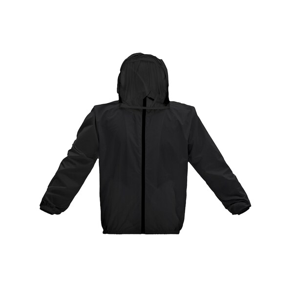 2W International Defender Wear with Face shield, X-Large, Black - DW-BK XL