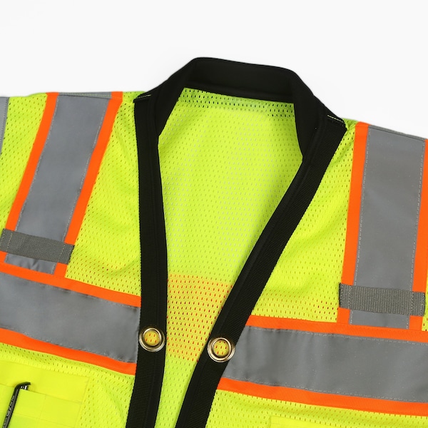 2W International Premium Surveyor Vest, Green, Small, Class 2 - SV544GRC-2 S