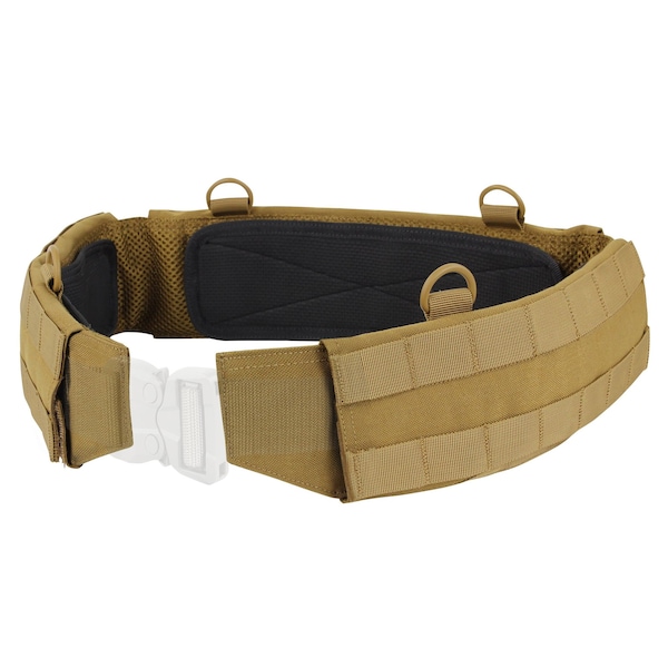 Condor Outdoor Products SLIM BATTLE BELT, COYOTE BROWN, L - 121160-498-L