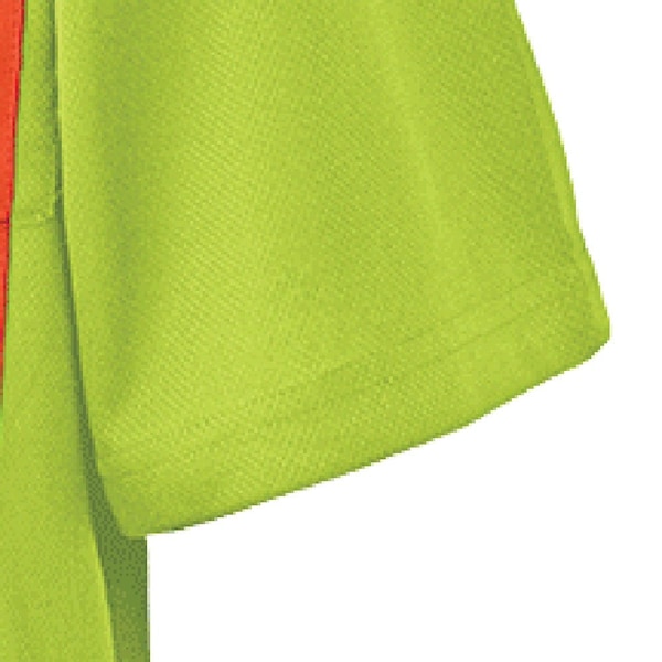 Pioneer Safety Shirt, Hi-Vis, Yellow, Polyester, 3XL - V1051160U-3XL