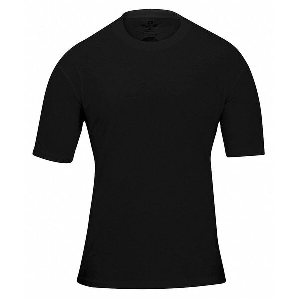 Propper Men's 3 Pack T-Shirt, 60% Cotton/40% Polyester, Pullover Closure, 0 Pocket(s), Black - F53060U001L