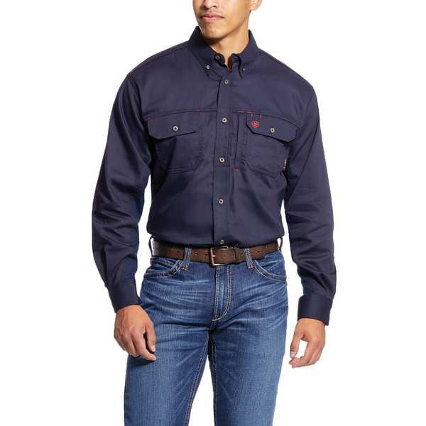 Ariat Men's Flame-Resistant Shirt, 8.9 cal/sq cm, 2XL, Cotton - 10019062