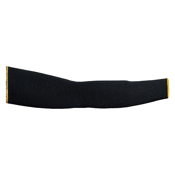 Superior Glove Cut-Resistant Sleeves: ANSI/ISEA Cut Level A4, Kevlar, 22.5 in Length, Black, L - KBKB1T22-L