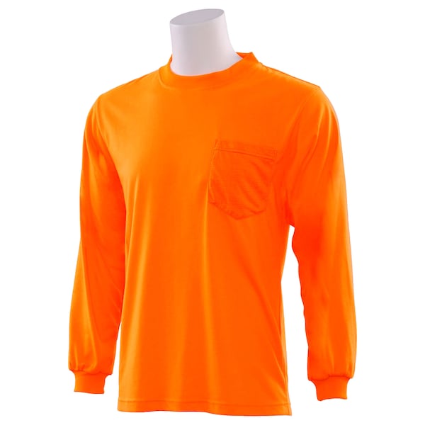 Deltaplus T-Shirt, Long Sleeve, Hi-Viz, Orange, 5XL - 61796