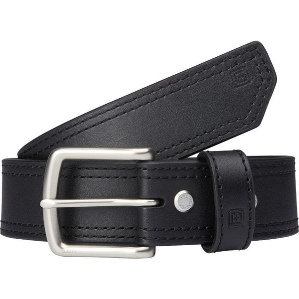 5.11 Duty Belt, Leather, Black, XL, Buckle - 59493