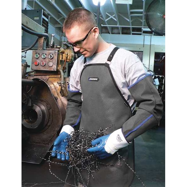 Hexarmor Cut-Resistant Sleeve, A7 Cut Level, Superfabric, Latex-Free, 19 in L, Black, Medium - AS019S-M (8)