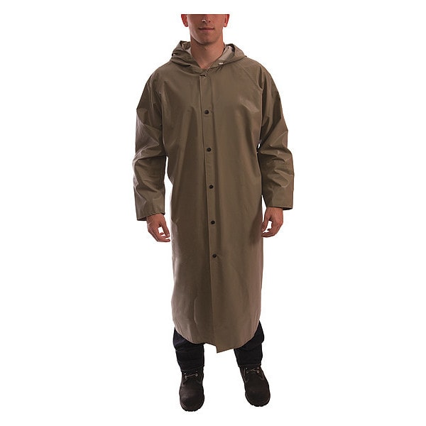 Tingley Magnaprene Flame Resistant Rain Coat, Tan, XL - C12168
