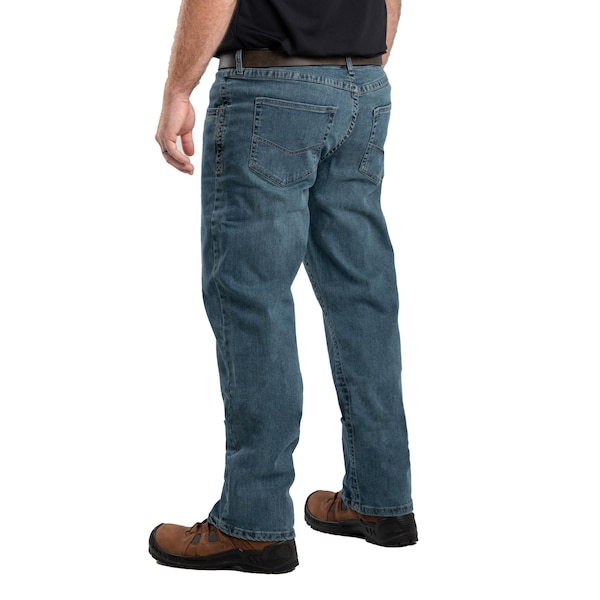 Berne Pants, 32 in., Granite, 98% cotton 2% spandex ringspun denim - P622