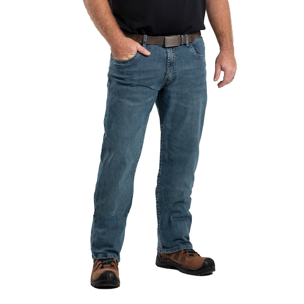 Berne Pants, 32 in., Granite, 98% cotton 2% spandex ringspun denim - P622