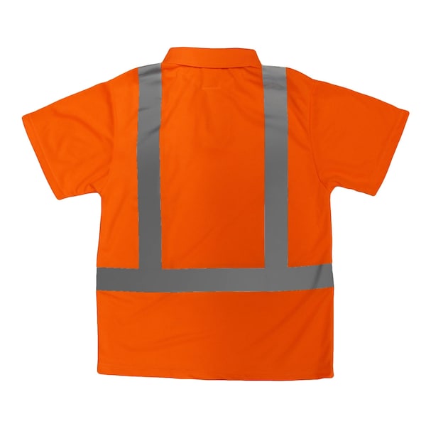 Radians Radians ST12 Class 2 High Visibility Safety Short Sleeve Polo - ST12-2POS-XL