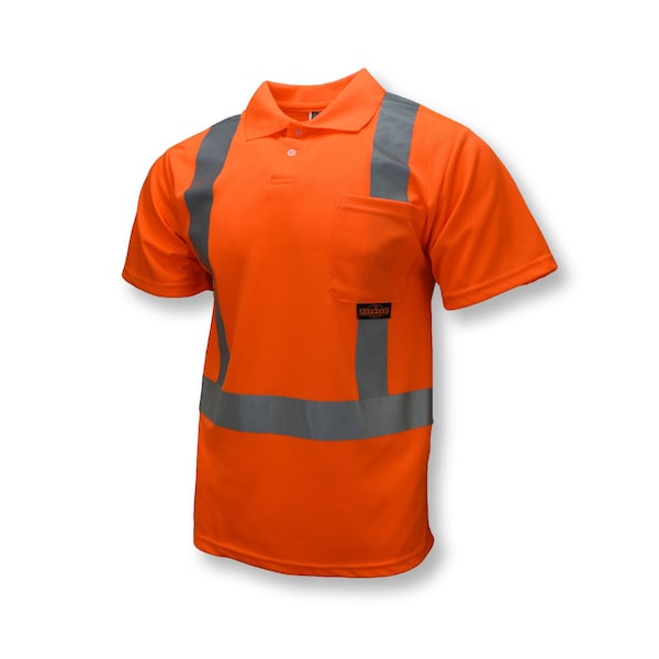 Radians Radians ST12 Class 2 High Visibility Safety Short Sleeve Polo - ST12-2POS-XL