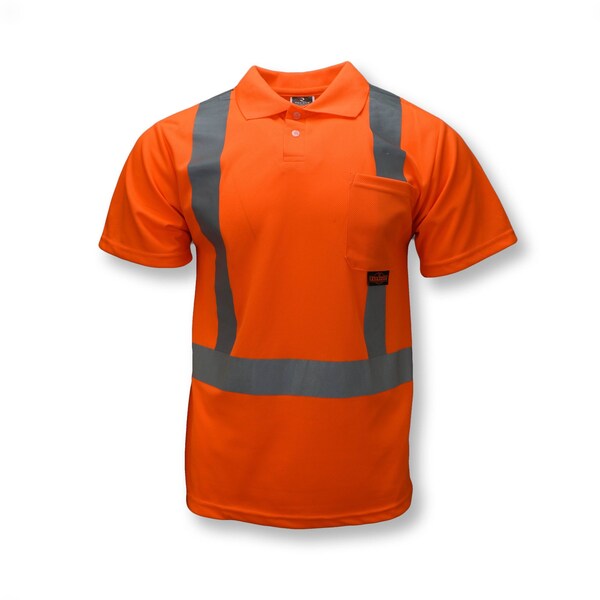 Radians Radians ST12 Class 2 High Visibility Safety Short Sleeve Polo - ST12-2POS-XL