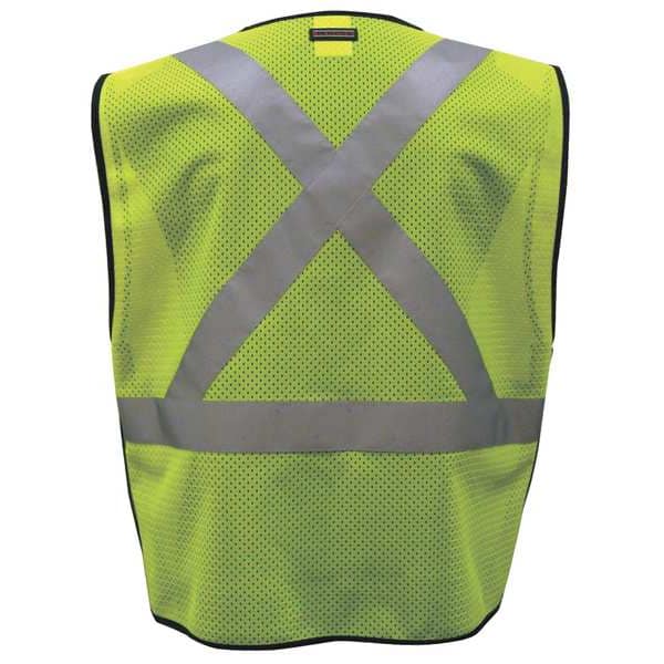 Kishigo L/XL Class 2 High Visibility Vest, Orange, Gender: Unisex - 1806-L-XL