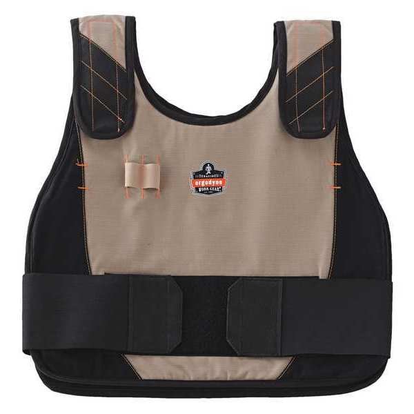 Ergodyne Premium FR Phase Change Cooling Vest with Rechargeable Ice Packs, S/M - 6215