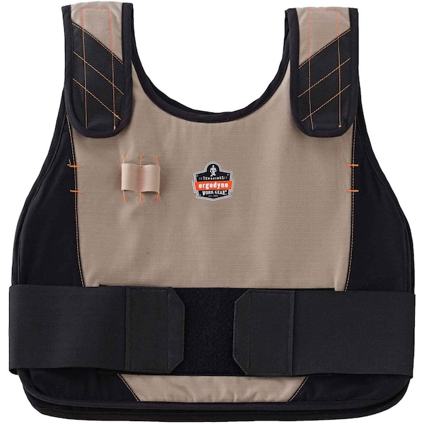 Ergodyne Premium FR Phase Change Cooling Vest with Rechargeable Ice Packs, S/M - 6215