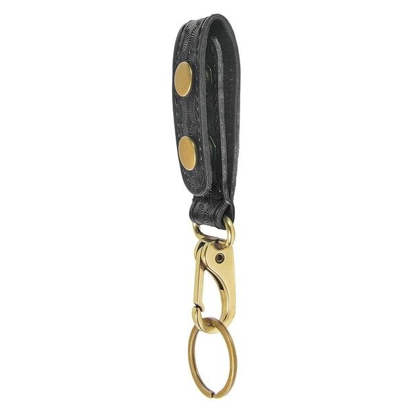Heros Pride Key Holder, Synthetic Leather, Black, Universal, Snap - 1487WG