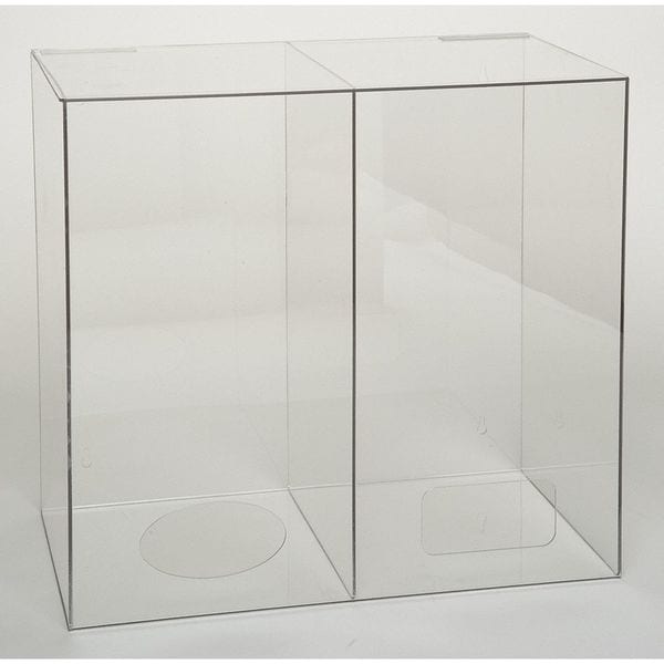 Condor All Purpose Dispenser, PETG, clear, 20 x 18 x 12" - 3UZG5