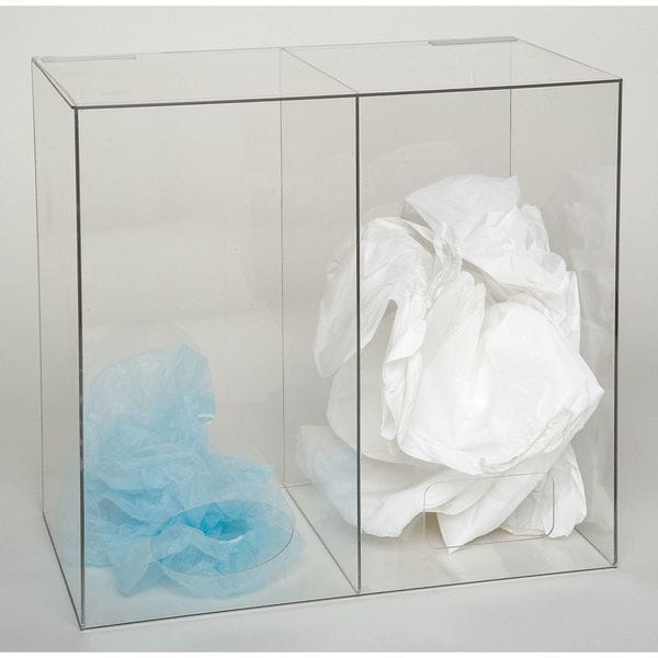 Condor All Purpose Dispenser, PETG, clear, 20 x 18 x 12" - 3UZG5