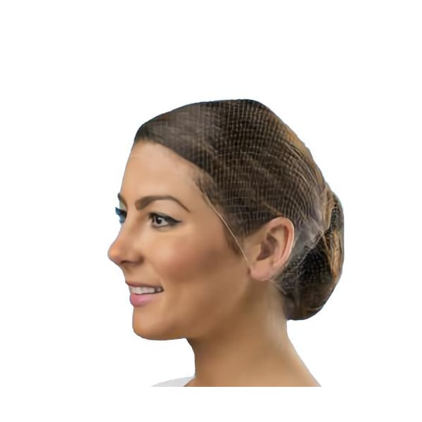 Cellucap Large Disposable Hair Nets, PK144 - HN500DKBRN