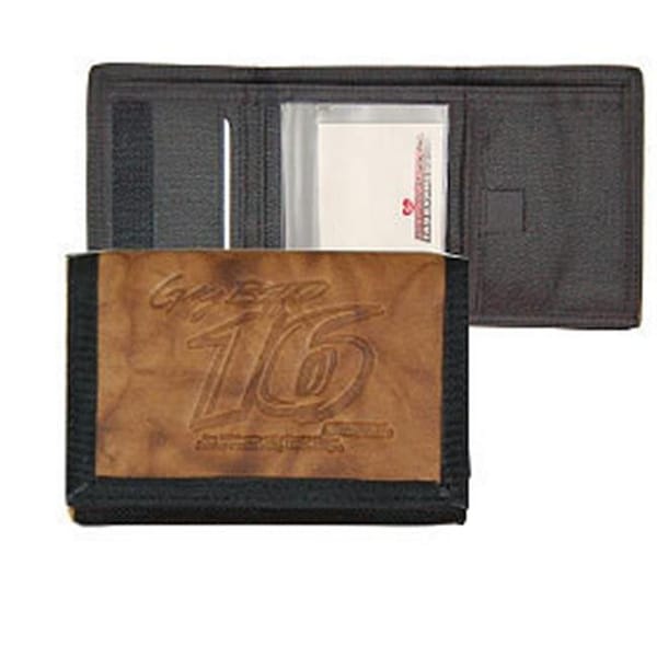 Rico Industries Greg Biffle Leather/Nylon Embossed Tri-Fold Wallet - 2499496916