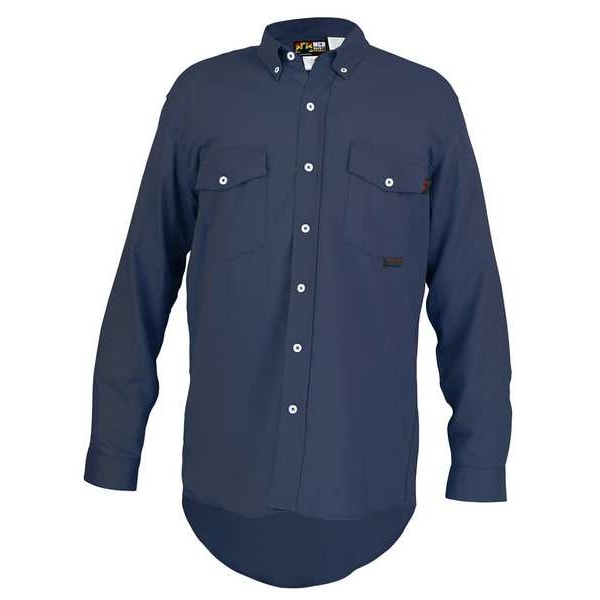 Mcr Safety Men's FR Long Sleeve Shirt, 8.7 cal/sq cm, M, MaxComfort(TM) - S1NM