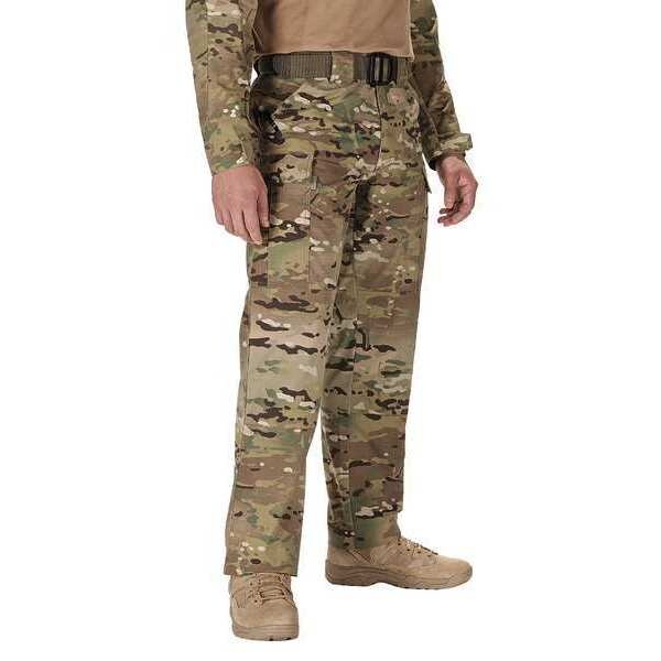 5.11 Men's Tactical Pants, L, Camouflage, 35% Cotton, 65% Polyester - 74350