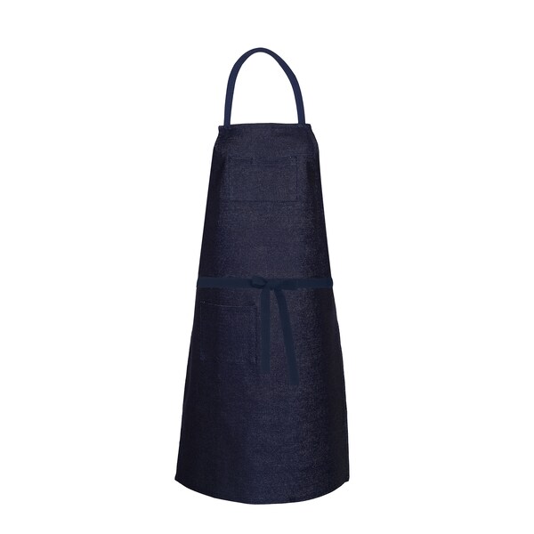 Fame (A Delta Plus Group Company) Bib Apron, Shop, F4, Indigo Denim - 18004