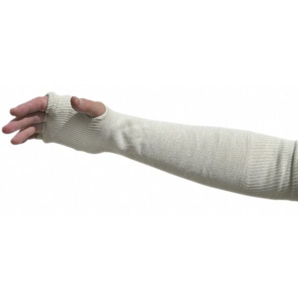 Hot Not Heat-Resistant Sleeve w/Thumbhole, White, Nomex III-¿ - 100   BUY 25'S