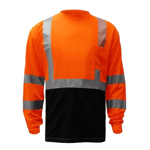 Gss Safety Moisture Wicking Shrt Slv Safety T-Shirt - 5002-TALL XL
