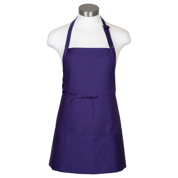 Fame (A Delta Plus Group Company) Apron, 3-Pocket Bib, F10, Purple - 18570