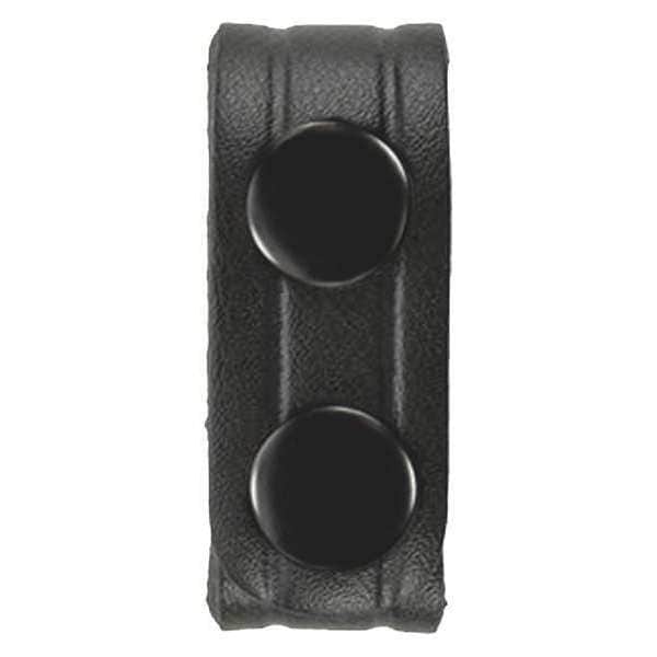 Heros Pride Belt Keeper, Synthetic Leather, Black, Universal, Snap - 1496PB