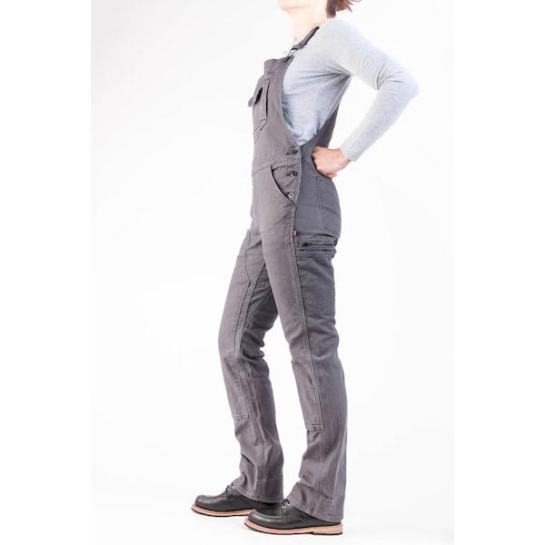 Dovetail Workwear Freshley Overall, Heavy Duty Stretch Duck Canvas (99% Cotton/1% Spandex), 12 oz Fabric Weight, 16 - DWF18O1C-030-16X32