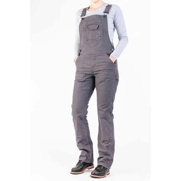 Dovetail Workwear Freshley Overall, Heavy Duty Stretch Duck Canvas (99% Cotton/1% Spandex), 12 oz Fabric Weight, 16 - DWF18O1C-030-16X32