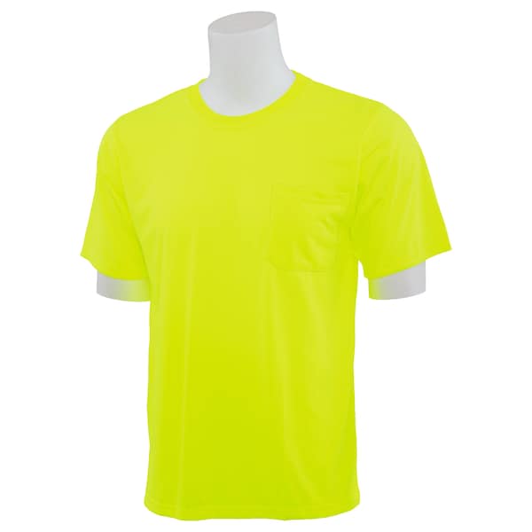 Deltaplus T-Shirt, Short Sleeve, Hi-Viz, Lime, XL - 14109