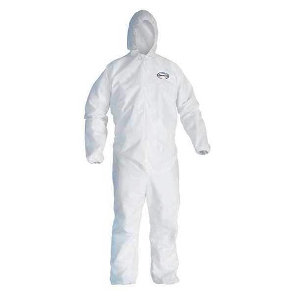Kleenguard Breathable Protection Coverall, 2XL, Hood, 2XL, 24 PK - 41170