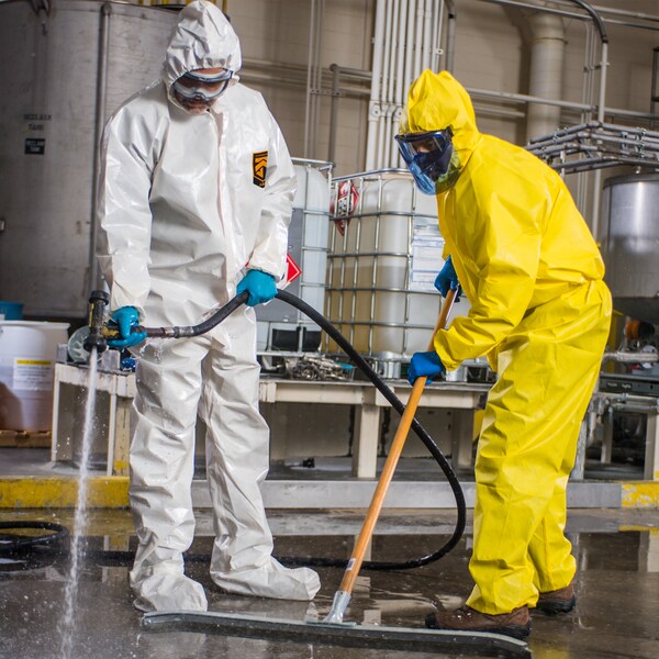 Kleenguard Disposable Coverall, Hooded, XL, KleenGuard(TM) A80, Zipper, Elastic Cuff, Elastic Ankle - 45664
