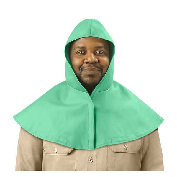 Steiner FR Cotton Welding Hood, Cotton, 9 oz, Green - 11303