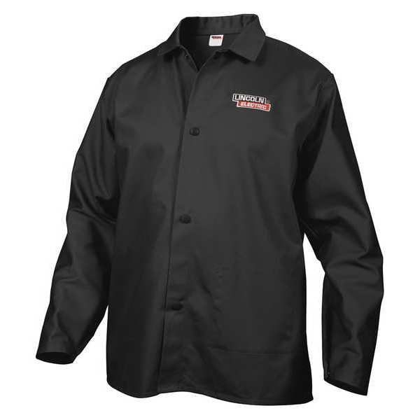 Lincoln Electric Welding Jacket, Black, XL, 33 in. L - KH808XL
