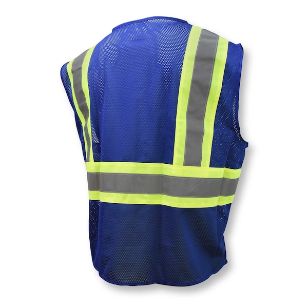 Radians Hi-Vis Econ TpO/Cl1 Two Tone Safety Vest-Blu-XL - SV22-1ZBLM-XL