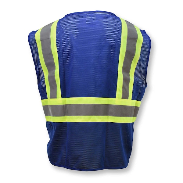 Radians Hi-Vis Econ TpO/Cl1 Two Tone Safety Vest-Blu-XL - SV22-1ZBLM-XL