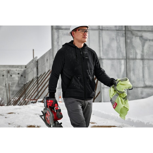 Milwaukee Tool M12 Heated Hoodie Kit - Black Large - 306B-21L