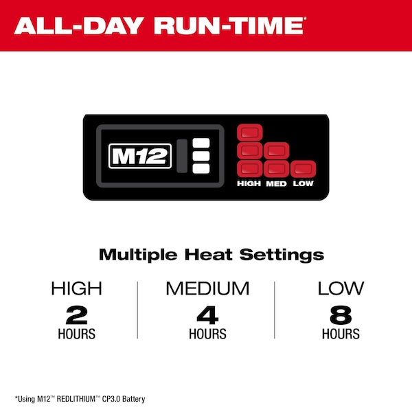 Milwaukee Tool M12 Heated Hoodie Kit - Black Large - 306B-21L