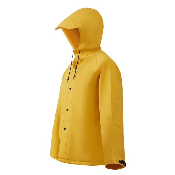 2W International Rain Suit, PVC Reinforced with Strong Polyester Net Backng, Yellow, XL - 8050-SA XL