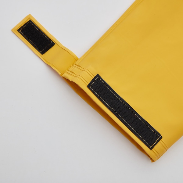 2W International Rain Suit, PVC Reinforced with Strong Polyester Net Backng, Yellow, XL - 8050-SA XL