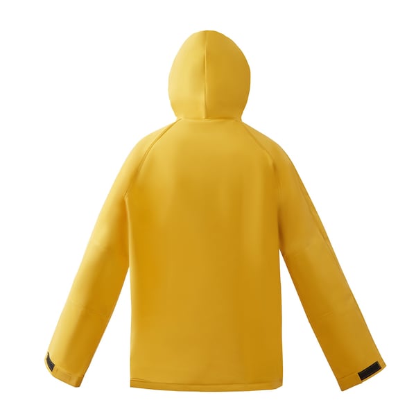 2W International Rain Suit, PVC Reinforced with Strong Polyester Net Backng, Yellow, XL - 8050-SA XL
