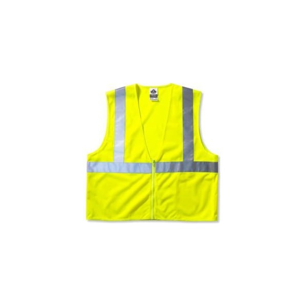 Ergodyne Ergodyne GloWear 8205Z Class 2 Super Econo Vest, Lime, L/XL - 20995