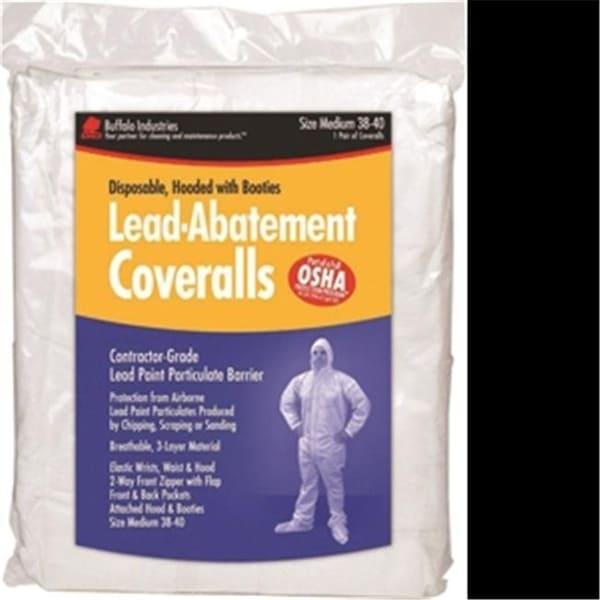 Buffalo Industries Buffalo Industries 68442 10 x 15 in. Lead Abatement Coverall; Extra Large - 209687