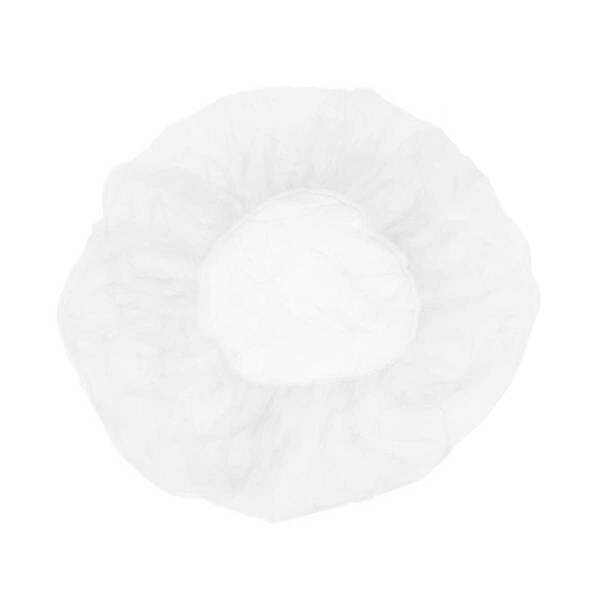 Zayaan Health Ultranet Anti Microbial 24" Invisible Hair Nets, White, (100-Pack) - BLZH-MS-24DHC-11W-100